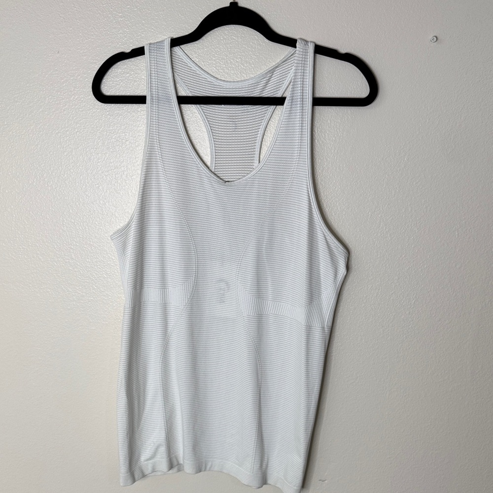Zyia active while copper charged racerback tank Top athletic running Large